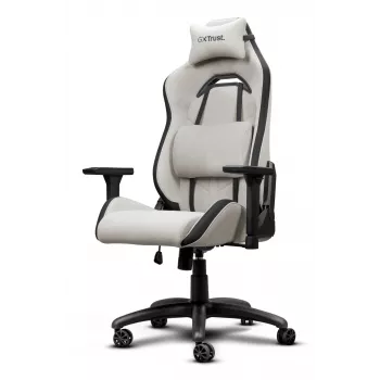 Silla gaming Trust 25532 para PC, asiento acolchado, beige