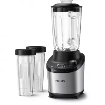 Batidora de mesa Philips serie 7000 HR3760/10 negra acero inoxidable