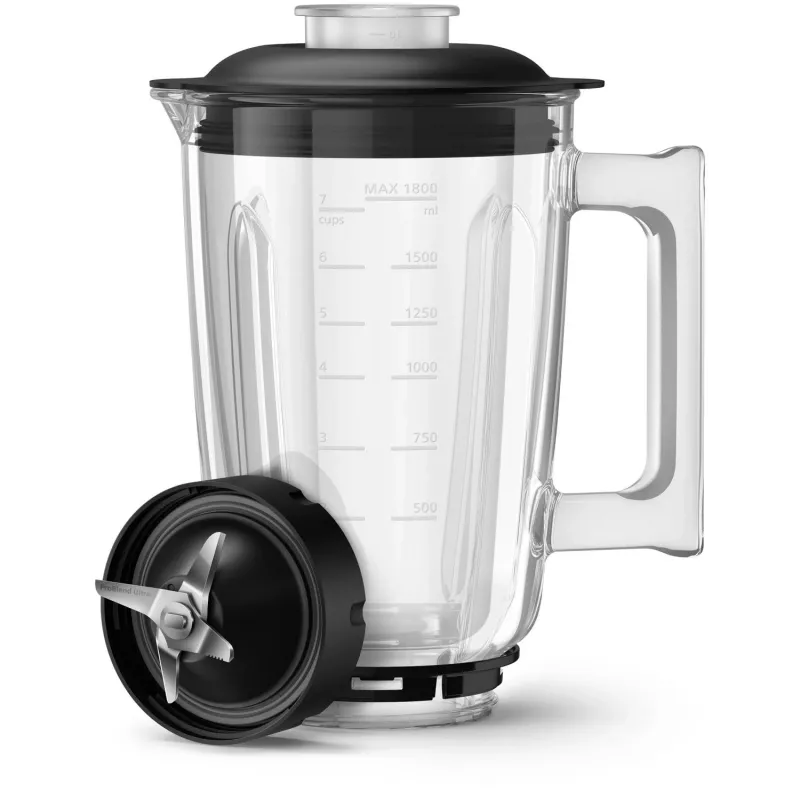 Batidora de mesa Philips serie 7000 HR3760/10 negra acero inoxidable