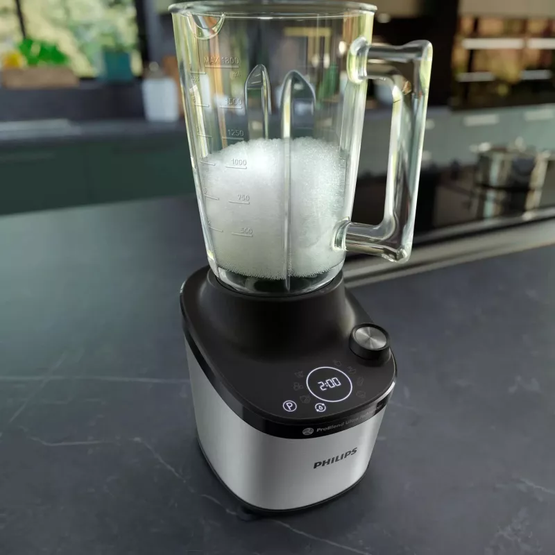 Batidora de mesa Philips serie 7000 HR3760/10 negra acero inoxidable