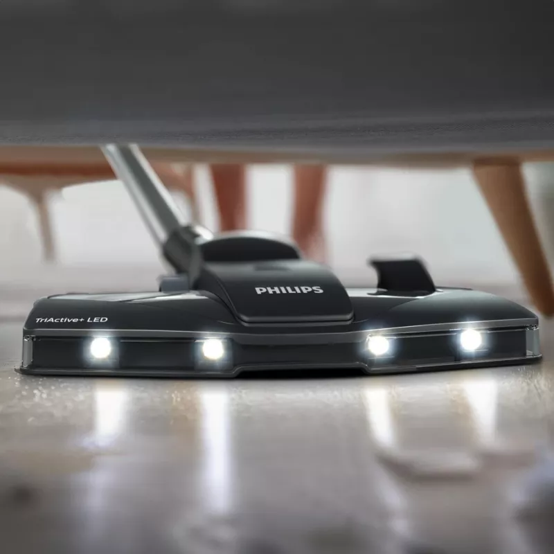 Aspirador de suelo Philips XD6142/12 — 900 W, bolsa de 4 L, filtro HEPA, negro