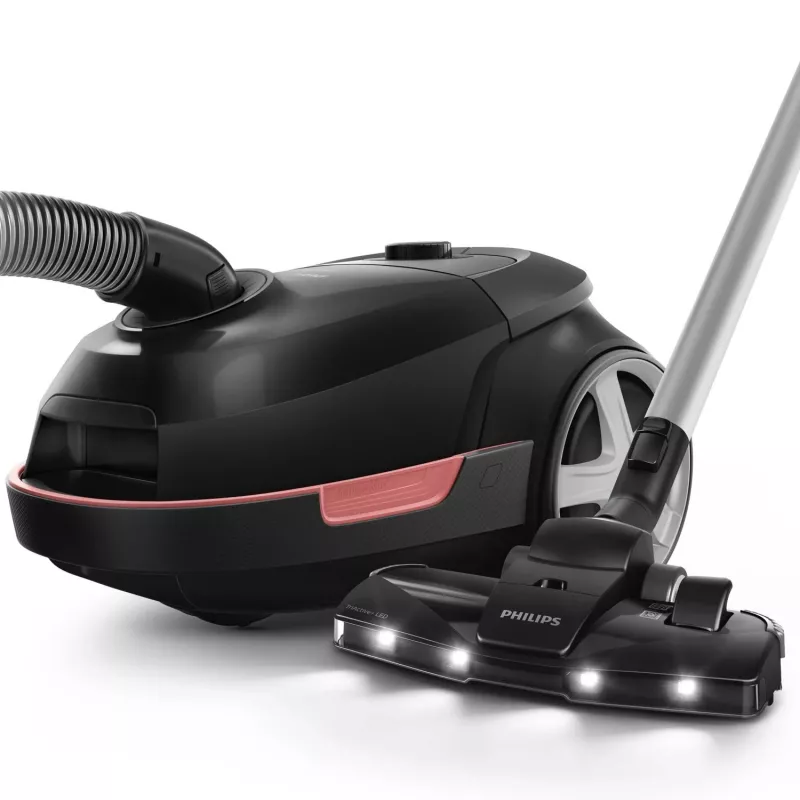 Aspirador de suelo Philips XD6142/12 — 900 W, bolsa de 4 L, filtro HEPA, negro