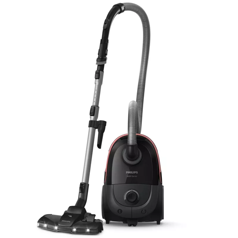 Aspirador de suelo Philips XD6142/12 — 900 W, bolsa de 4 L, filtro HEPA, negro