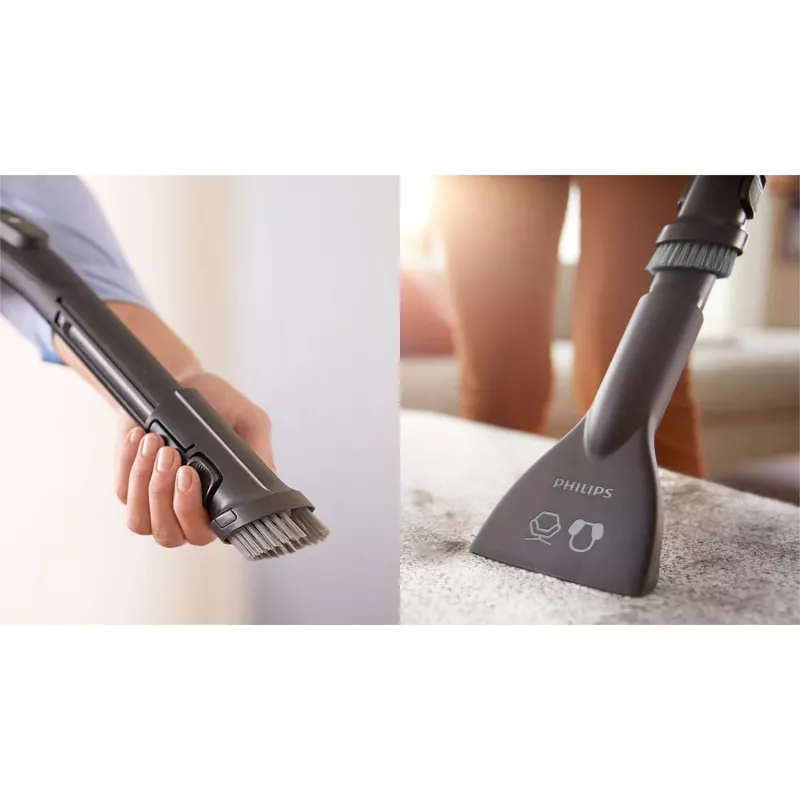 Aspirador de suelo Philips XD6142/12 — 900 W, bolsa de 4 L, filtro HEPA, negro