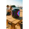 Sistema de altavoces para interior/exterior BLAUPUNKT PB6LED — 40 W RMS, Bluetooth, FM, microSD, indicador LED, batería de 4500 mAh
