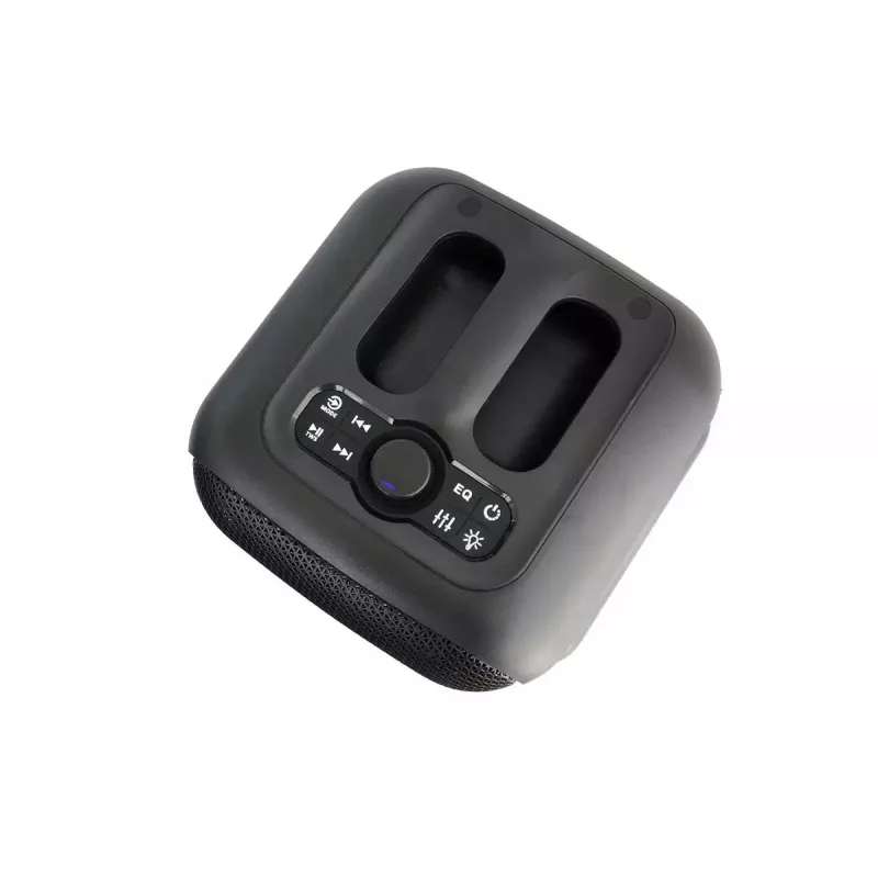 Sistema de altavoces para interior/exterior BLAUPUNKT PB6LED — 40 W RMS, Bluetooth, FM, microSD, indicador LED, batería de 4500 mAh