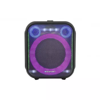 Sistema de altavoces para interior/exterior BLAUPUNKT PB6LED — 40 W RMS, Bluetooth, FM, microSD, indicador LED, batería de 4500 mAh