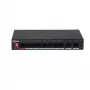 Dahua Technology PoE PFS3010-8ET-96-V2 switch de red no gestionado Gigabit Ethernet (10/100/1000) Power over Ethernet (PoE) negro