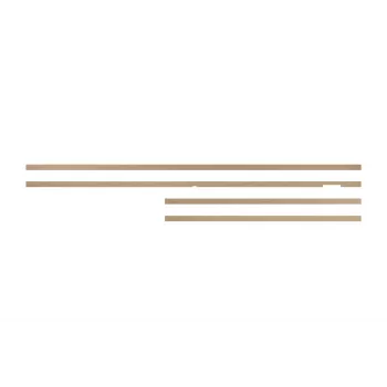 Samsung 75 pulgadas marco personalizable blanco (2025) – Teak, marco, beige, 190,5 cm (75