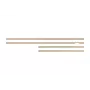 Samsung 75 pulgadas marco personalizable blanco (2025) – Teak, marco, beige, 190,5 cm (75
