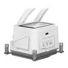 Refrigeración líquida todo en uno ASUS MAX Gaming LC 360 ARGB LCD White Edition, ventilador de 120 mm, compatible con AM4/AM5/LGA1700
