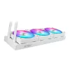 Refrigeración líquida todo en uno ASUS MAX Gaming LC 360 ARGB LCD White Edition, ventilador de 120 mm, compatible con AM4/AM5/LGA1700