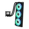 Refrigeración líquida todo en uno ASUS MAX GAMING LC 360 ARGB LCD — radiador de 360 mm, ventilador de 120 mm, compatible con AM4/AM5/LGA1700, negro