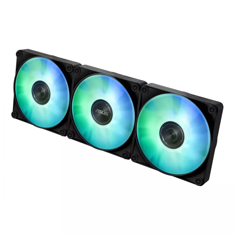 Refrigeración líquida todo en uno ASUS MAX GAMING LC 360 ARGB LCD — radiador de 360 mm, ventilador de 120 mm, compatible con AM4/AM5/LGA1700, negro