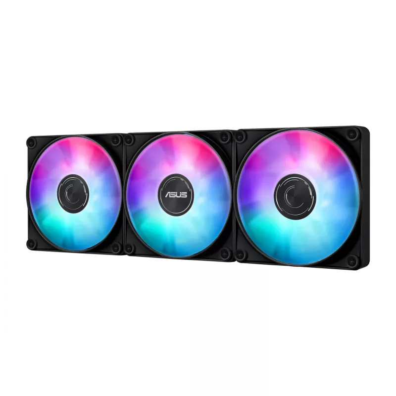 Refrigeración líquida todo en uno ASUS MAX GAMING LC 360 ARGB LCD — radiador de 360 mm, ventilador de 120 mm, compatible con AM4/AM5/LGA1700, negro