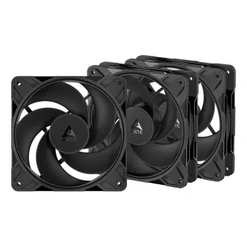 Ventilador ARCTIC Freezer P12 Pro Reverse de 120 mm — pack de 3 A-RGB PWM, 124 m³/h, rodamiento fluido dinámico