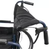 Silla de ruedas MDH NAVY1 aleación ligera, chasis de aluminio, plegable, 14,1 kg, usuario máx. 120 kg, asiento 41×42 cm, respaldo 40,5 cm