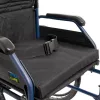 Silla de ruedas MDH NAVY1 aleación ligera, chasis de aluminio, plegable, 14,1 kg, usuario máx. 120 kg, asiento 41×42 cm, respaldo 40,5 cm