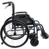 Silla de ruedas MDH NAVY1 aleación ligera, chasis de aluminio, plegable, 14,1 kg, usuario máx. 120 kg, asiento 41×42 cm, respaldo 40,5 cm