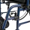 Silla de ruedas MDH NAVY1 aluminio ligero, asiento 43×42 cm, carga máxima 120 kg, plegable, 14,4 kg