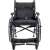 Silla de ruedas MDH NAVY1 aluminio ligero, asiento 43×42 cm, carga máxima 120 kg, plegable, 14,4 kg