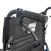 Silla de ruedas MDH NAVY1 aluminio ligero, asiento 43×42 cm, carga máxima 120 kg, plegable, 14,4 kg