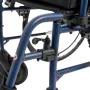Silla de ruedas de aluminio ligera MDH NAVY1 – chasis de aluminio, asiento 46×42 cm, peso máx. usuario 120 kg, plegable, 14,7 kg