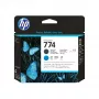 Cabezal de impresión HP 774 negro mate/cian DesignJet