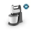 Batidora de mano con bol Tefal PrepMix+ HT464138 500 W gris/blanca