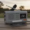 Radio de manivela portátil Marmitek RESQ 100 — DAB/DAB+/FM, 3 W, LCD, USB‑C, jack de 3,5 mm, gris claro