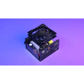 Fuente de alimentación ENDORFY Vero L6 650 W ATX 24-Pin, 80 PLUS Bronze, ventilador de 120 mm, negro