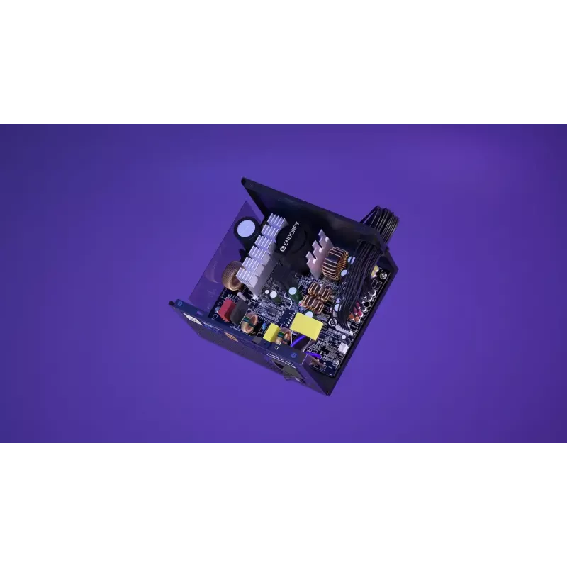 Fuente de alimentación ENDORFY Vero L6 650 W ATX 24-Pin, 80 PLUS Bronze, ventilador de 120 mm, negro