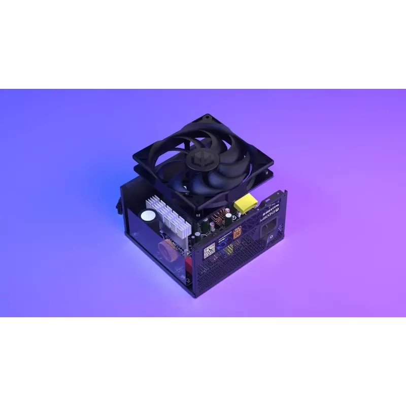 Fuente de alimentación ENDORFY Vero L6 550 W ATX 24-Pin 80 PLUS Bronze, ventilador de 120 mm, negro