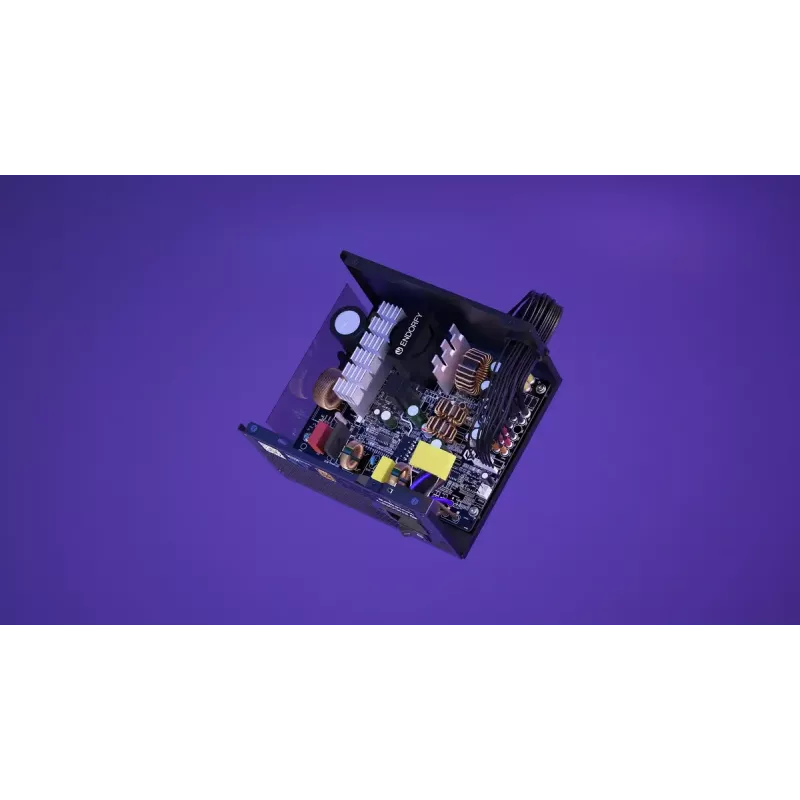 Fuente de alimentación ENDORFY Vero L6 550 W ATX 24-Pin 80 PLUS Bronze, ventilador de 120 mm, negro