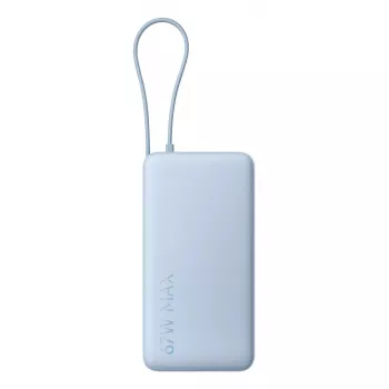 Batería portátil Xiaomi 67W 20000 mAh Li-Ion Azul – 11,1 V, USB-A + USB-C, soporta 3 dispositivos