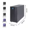 SAI Qoltec 53044 doble conversión online 10 kVA 8000 W