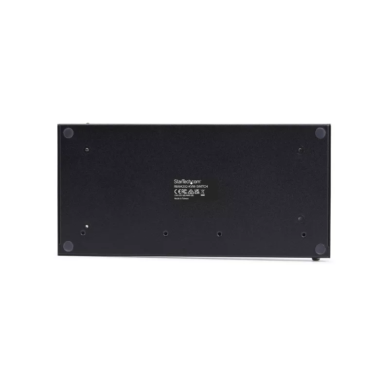StarTech.com conmutador KVM HDMI de 8 puertos con kit de montaje en rack 1U, 4K 60Hz HDMI 2.0, conmutación por botón y tecla de acceso rápido, hub USB de 4 puertos, independiente del sistema operativo, conforme a TAA