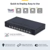 StarTech.com conmutador KVM HDMI de 8 puertos con kit de montaje en rack 1U, 4K 60Hz HDMI 2.0, conmutación por botón y tecla de acceso rápido, hub USB de 4 puertos, independiente del sistema operativo, conforme a TAA