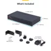 StarTech.com conmutador KVM HDMI de 8 puertos con kit de montaje en rack 1U, 4K 60Hz HDMI 2.0, conmutación por botón y tecla de acceso rápido, hub USB de 4 puertos, independiente del sistema operativo, conforme a TAA