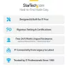 StarTech.com conmutador KVM HDMI de 8 puertos con kit de montaje en rack 1U, 4K 60Hz HDMI 2.0, conmutación por botón y tecla de acceso rápido, hub USB de 4 puertos, independiente del sistema operativo, conforme a TAA