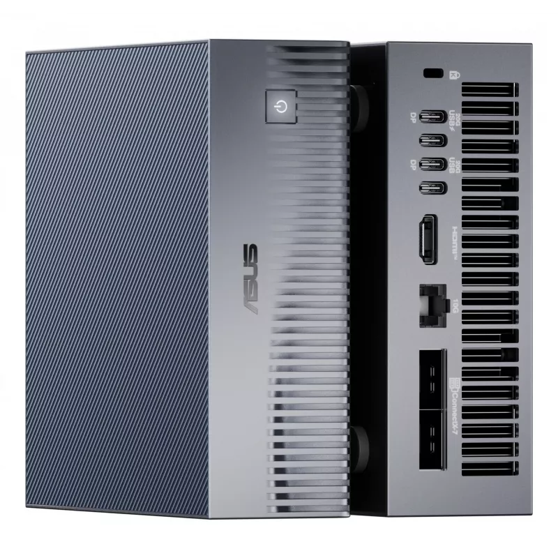 Mini PC ASUS Ascent GX10 GX10-GG0026BN — CPU GB10-CPU, 128 GB LPDDR5x, 2 TB SSD, NVIDIA Blackwell, 240 W, gris