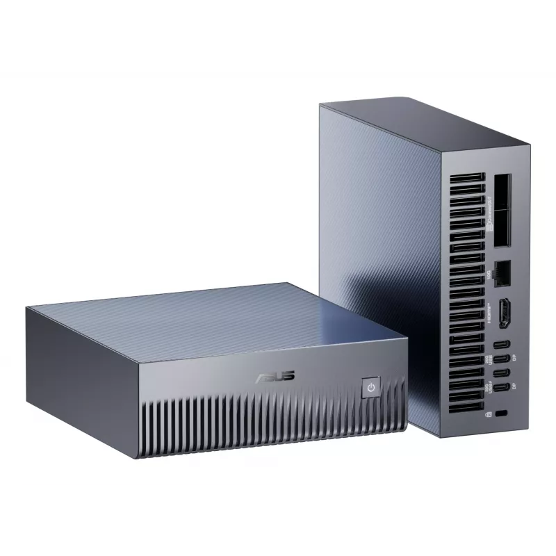 Mini PC ASUS Ascent GX10 GX10-GG0027BN – CPU GB10, 128 GB LPDDR5x, 4 TB SSD, NVIDIA Blackwell, 240 W, gris