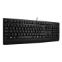 Teclado con cable de tamaño completo Lenovo Preferred Pro II USB US English negro, 104 teclas, interruptores de émbolo, cable de 2 m