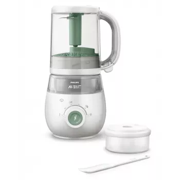 Philips AVENT Premium SCF885 vaporera y batidora 4 en 1, 0,24 L, 1 L, verde, blanco, China, 70 m, 0,7 m
