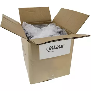 InLine B-76805G Cat6A S/FTP (PiMF) cable de conexión libre de halógenos, 5 m, verde, pack de 25