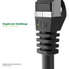 InLine B-76805B Cat6A S/FTP (PiMF) cable de conexión libre de halógenos, 5 m, azul, pack de 25