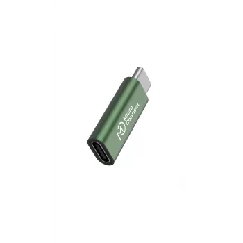 Cable adaptador cambiador de género USB-C MicroConnect MC-SMART-CCADAP-100W – USB-C a USB-C, USB 2.0, verde