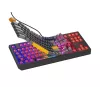 GENESIS Thor 230 TKL teclado gaming USB + RF Wireless + Bluetooth QWERTY negro, gris, naranja