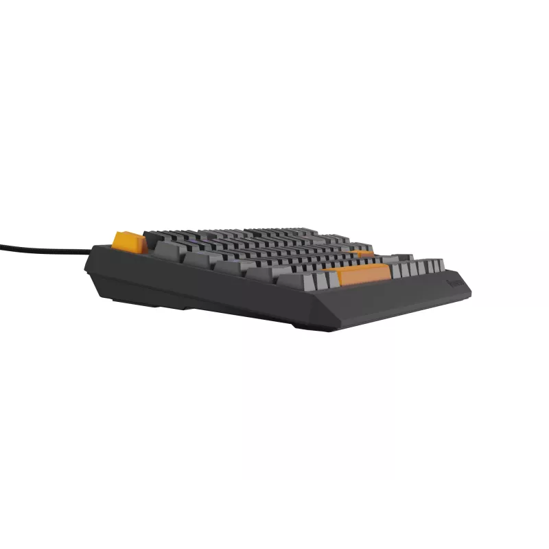 GENESIS Thor 230 TKL teclado gaming USB + RF Wireless + Bluetooth QWERTY negro, gris, naranja