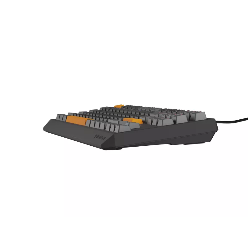 GENESIS Thor 230 TKL teclado gaming USB + RF Wireless + Bluetooth QWERTY negro, gris, naranja